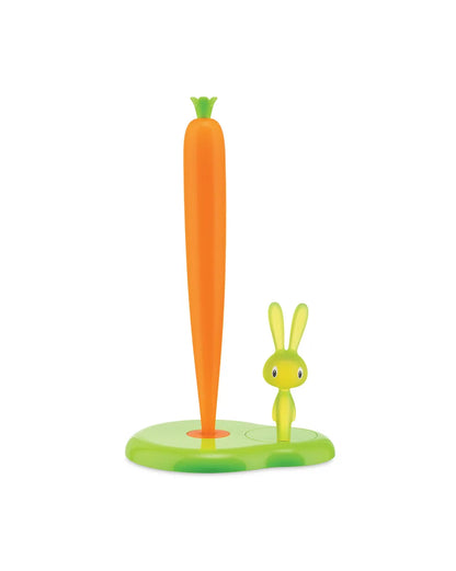 Alessi — Bunny & Carrot ASG42/H GR | Portarotolo da cucina in verde — design italiano Alessi