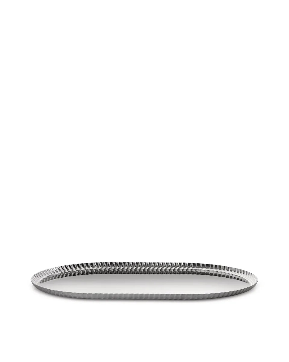 Alessi — Pleats JK01/46 | Vassoio in acciaio inox 18/10 — design italiano Alessi