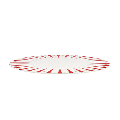 Alessi — Delight NZ06 | Piatto per panettone in porcellana dipinta — design italiano Alessi