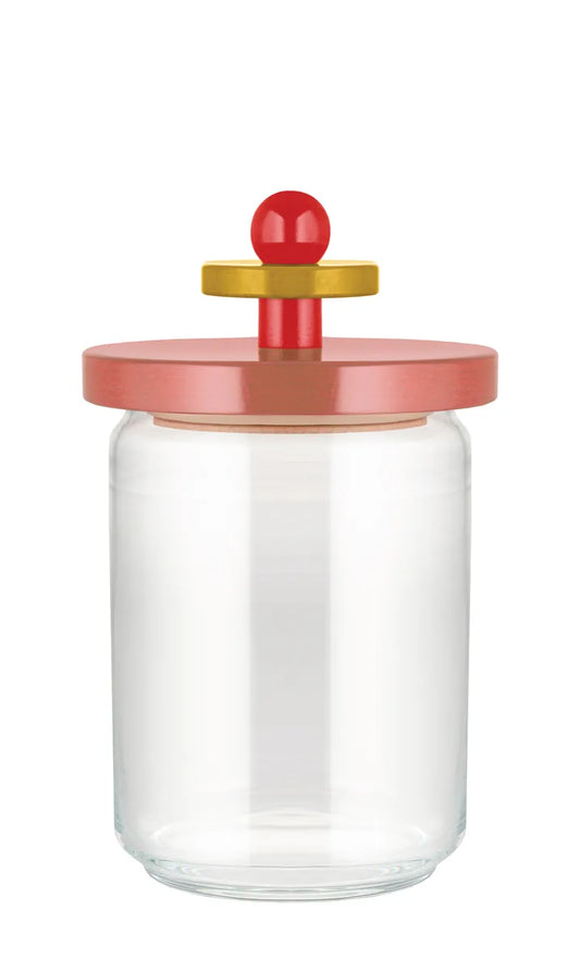 Alessi — ES16/100 2 | Barattolo in vetro ed Ettore Sottsass — design italiano Alessi