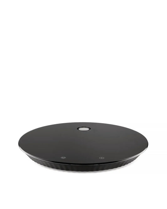Alessi — Plissé MDL16 B | Bilancia da cucina digitale nera De Lucchi — design italiano Alessi