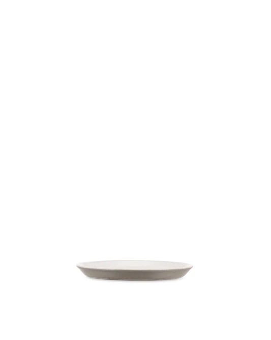 Alessi — Tonale DC03/77 LG | Piattino in stoneware Light Grey — design italiano Alessi
