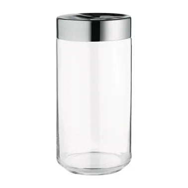 Alessi — Julieta LC10 | Barattolo ermetico vetro e acciaio — design italiano Alessi