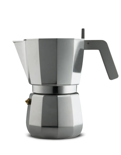 Alessi — DC06/9 FM | Moka 9 tazze Chipperfield in alluminio — design italiano Alessi