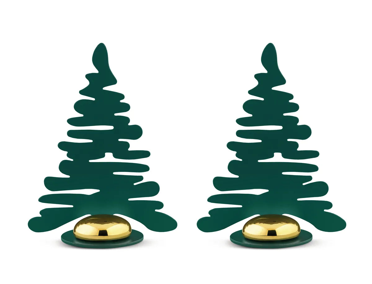 Alessi — Barkplace Tree BM16S2 GR | Segnaposto da tavola in acciaio ve — design italiano Alessi