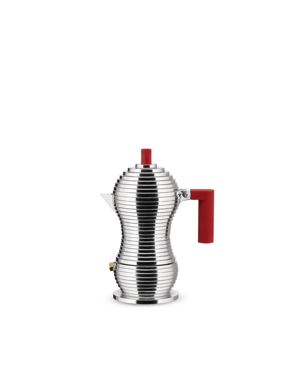 Alessi — Pulcina MDL02 MDL02/1 R | Caffettiera espresso in alluminio r — design italiano Alessi