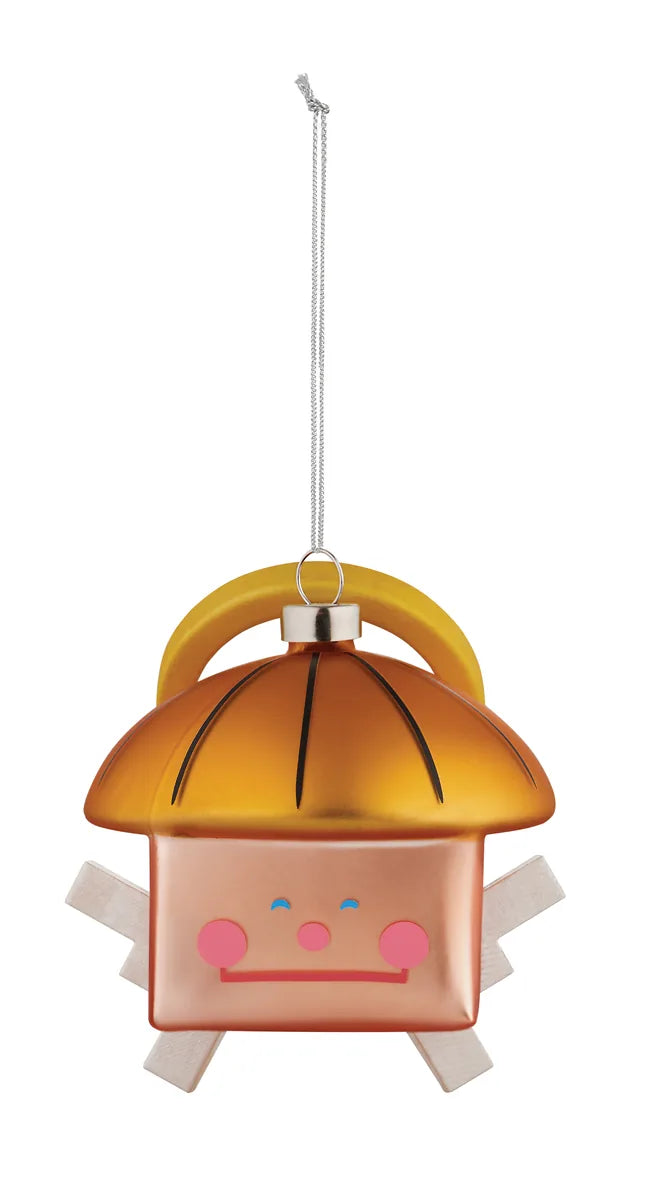 Alessi — Quadrangelo GJ02 14 | Decorazione natalizia in vetro soffiato — design italiano Alessi