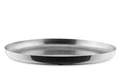 Alessi — JM14/35 T | Vassoio rotondo in acciaio inox 18/10 — design italiano Alessi