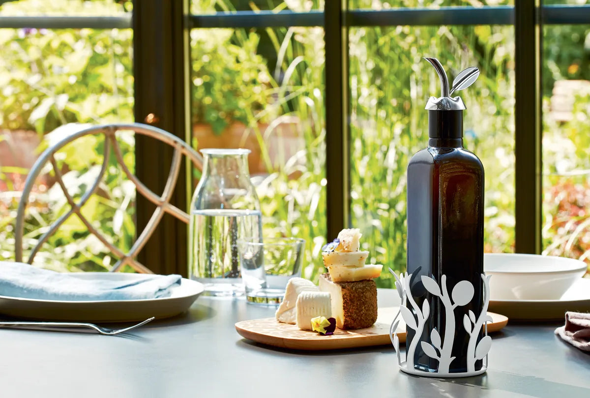 Alessi — Oliette Fior d'olio MSA33SET | Set versatore olio Marta Sanso — design italiano Alessi