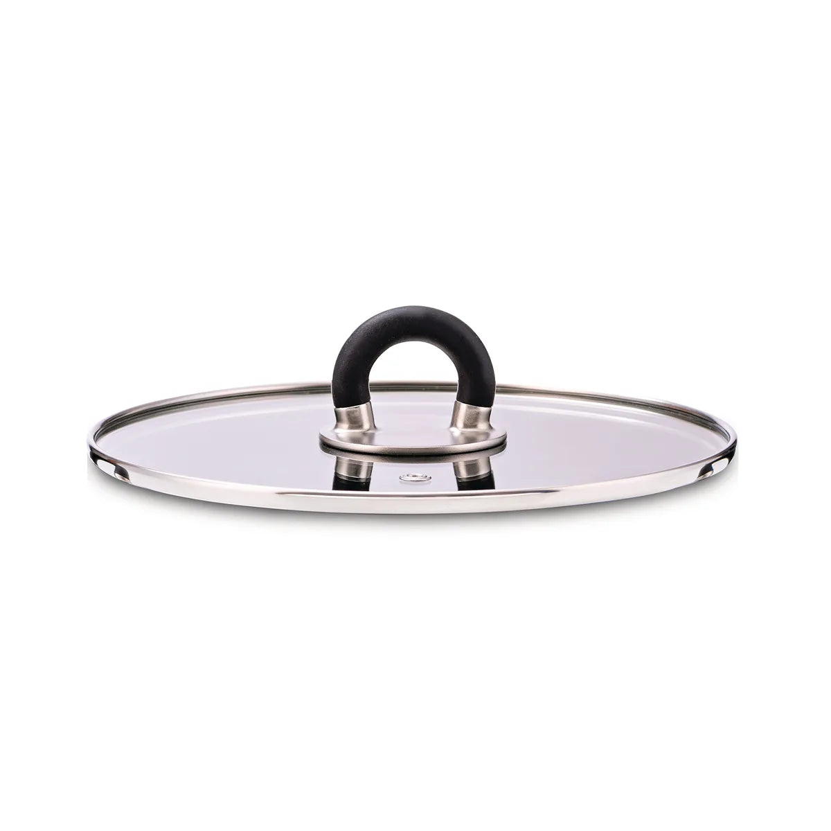 Alessi — STEN ABGMP3633B | Coperchio in vetro con pomolo siliconico ne — design italiano Alessi