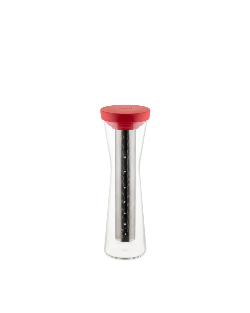 Alessi — Mazagran GIA31 R | Caraffa caffè freddo in vetro rosso — design italiano Alessi