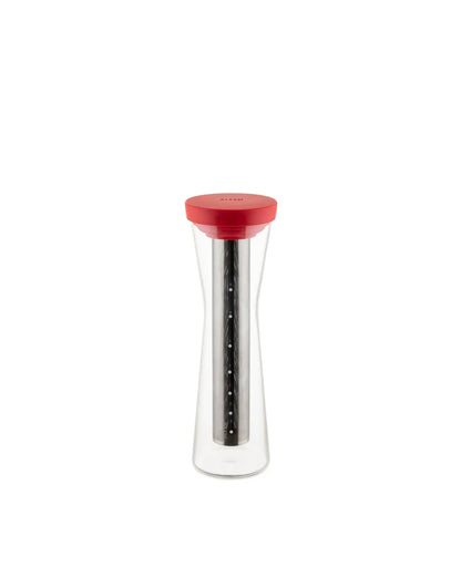 Alessi — Mazagran GIA31 R | Caraffa caffè freddo in vetro rosso — design italiano Alessi
