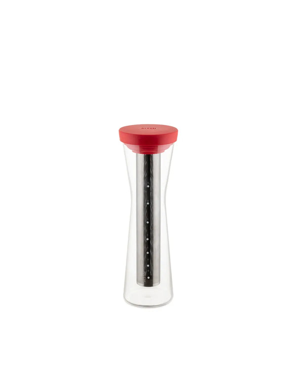 Alessi — Mazagran GIA31 R | Caraffa caffè freddo in vetro rosso — Alessi