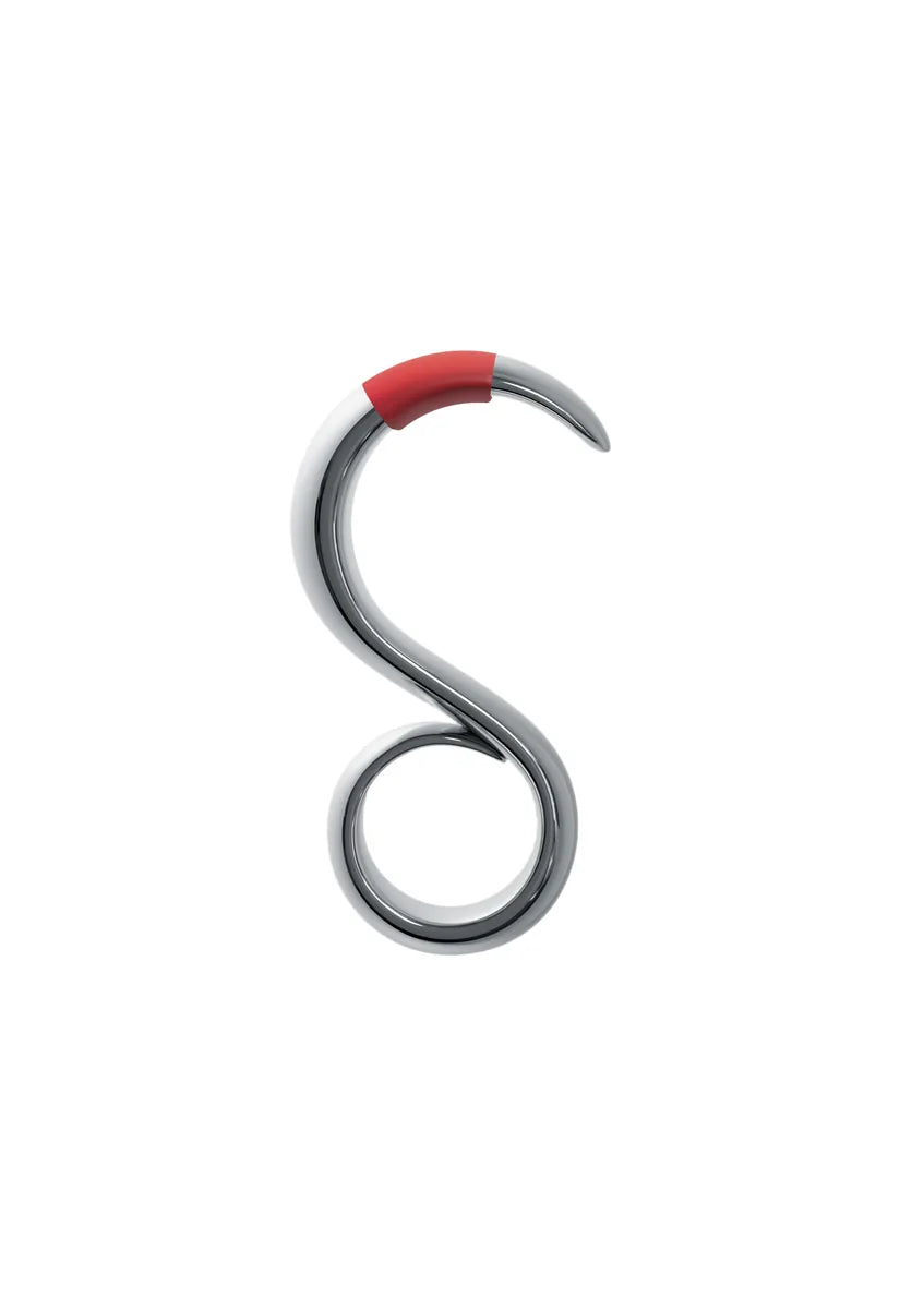 Alessi — StaySafe GCH04 | Portachiavi no touch in zama cromata RED — design italiano Alessi