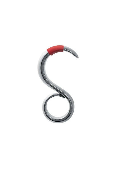 Alessi — StaySafe GCH04 | Portachiavi no touch in zama cromata RED — design italiano Alessi