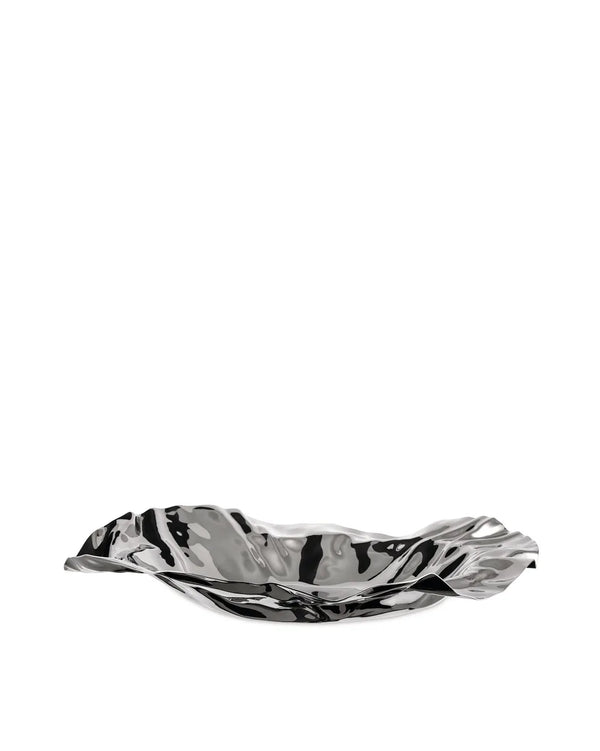 Alessi — Port 90085 | Cestino da tavola in acciaio inox — Alessi