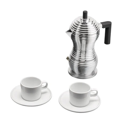 Alessi — & Coffee MDL02BSET | Set Caffettiera Pulcina e Tazze — design italiano Alessi