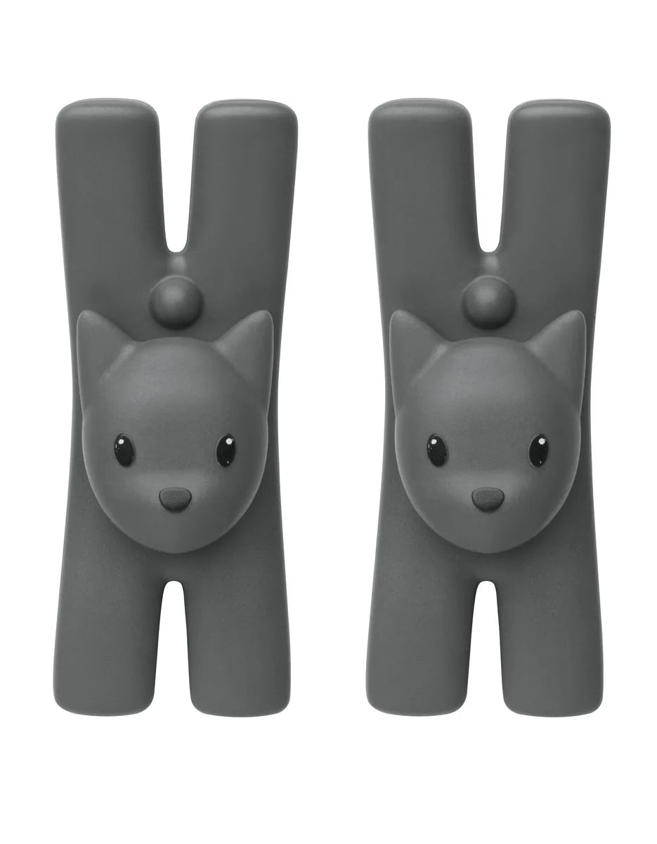 Alessi — Lampo MMI32CS B | Mollette in resina per accessori animali — design italiano Alessi