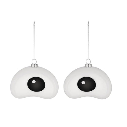Alessi — Nick PLA01SET2 | Set 2 decorazioni natalizie in vetro soffiat — design italiano Alessi