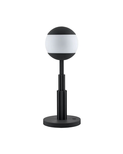 Alessi — AR04 B | Lampada da tavolo Aldo Rossi in alluminio nero — design italiano Alessi