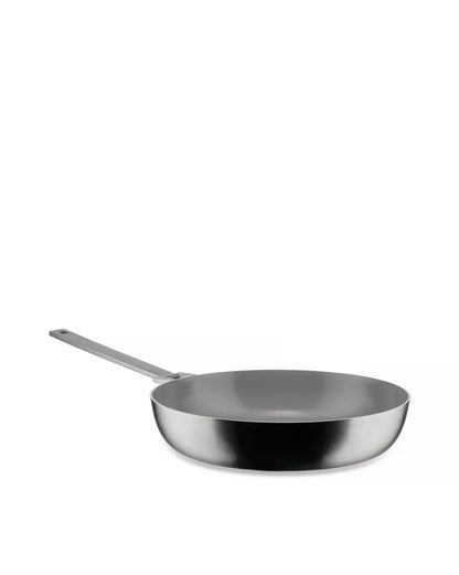Alessi — Convivio DC114/28 | Padella alta in trilamina 28 cm — design italiano Alessi