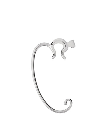 Alessi — Minou FGO01 | Gancio borsa da tavolo in acciaio lucido — design italiano Alessi
