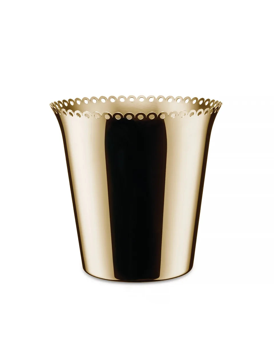Alessi — Edges ITM10 BR | Rinfrescatore in acciaio ottone PVD — design italiano Alessi