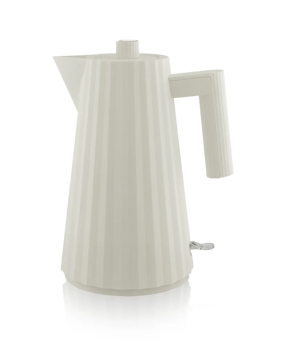Alessi — Plissé MDL06 MDL06 W/CH | Bollitore elettrico bianco De Lucch — design italiano Alessi