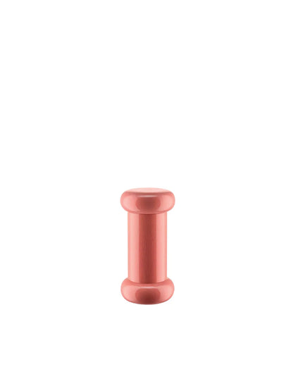 Alessi — ES19 2 | Macinasale in legno di faggio rosa Sottsass — design italiano Alessi