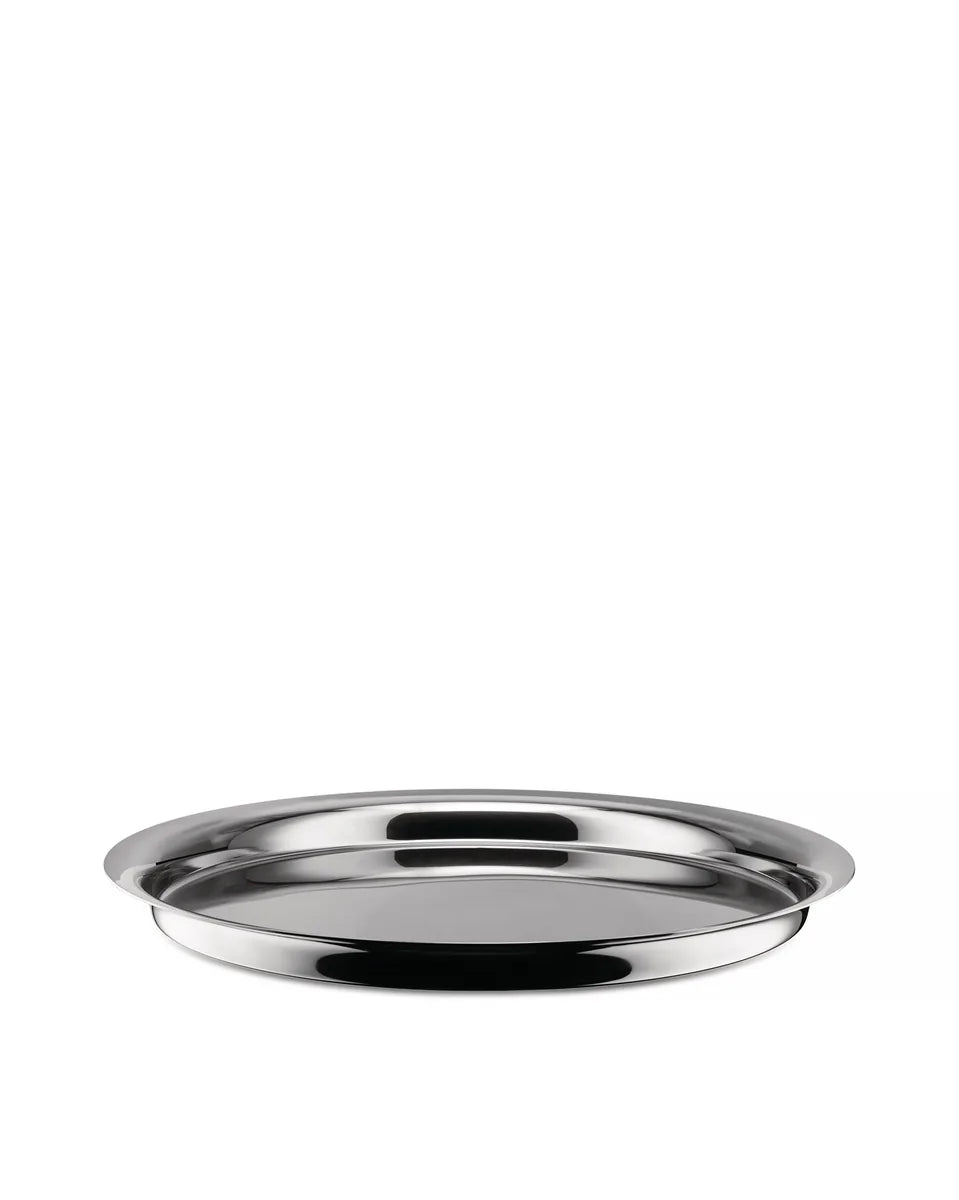 Alessi — Kuru Kuru ITM14 | Vassoio in acciaio inox Fukasawa — design italiano Alessi