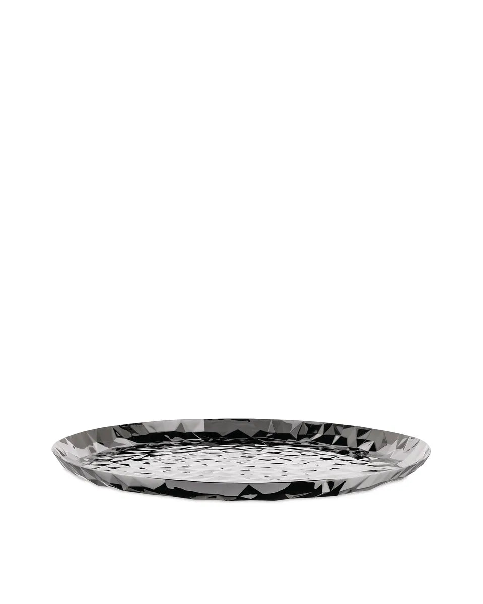 Alessi — Joy n. 3 CR03/40 | Vassoio rotondo in acciaio inox lucido — design italiano Alessi