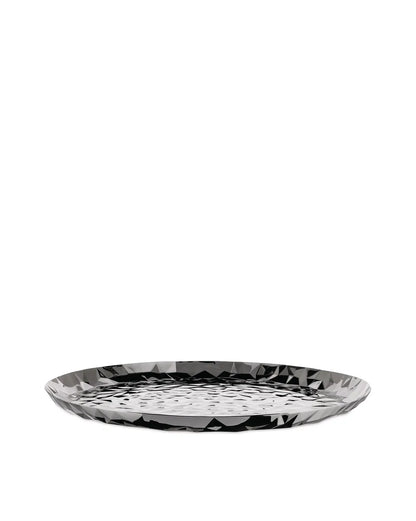 Alessi — Joy n. 3 CR03/40 | Vassoio rotondo in acciaio inox lucido — design italiano Alessi