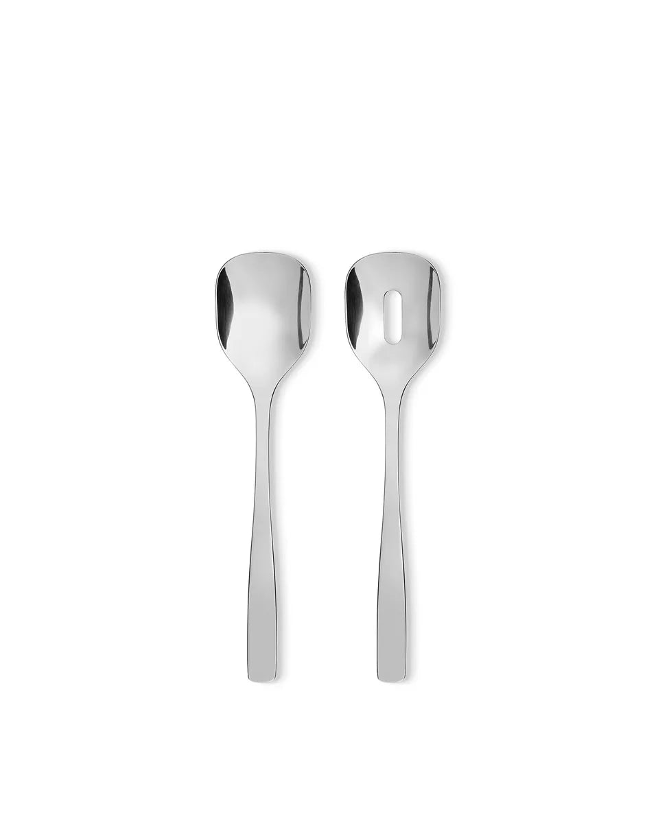 Alessi — KnifeForkSpoon AJM22/14 | Posate da insalata Jasper Morrison — design italiano Alessi