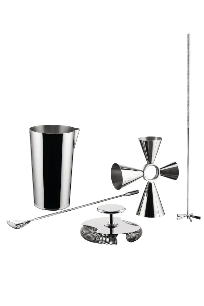 Alessi — GIA25SET | The Tending Box, set mixology acciaio 18/10 — design italiano Alessi