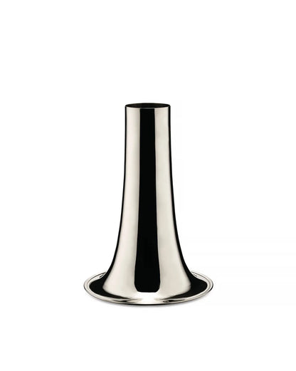 Alessi — Trumpet ITM05 AG | Vaso in ottone argentato tornito — design italiano Alessi