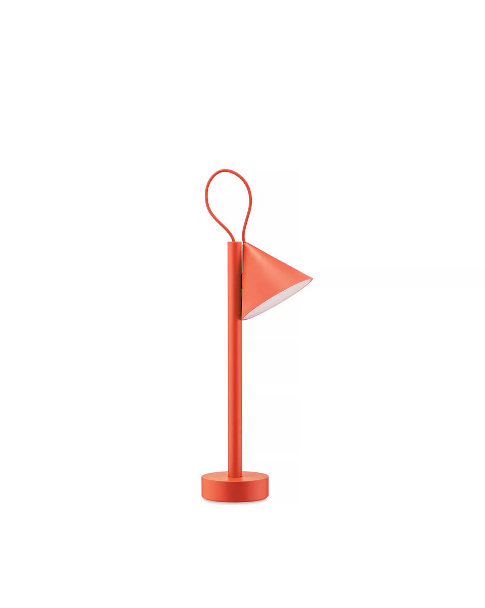 Alessi — Tsumiki ME01 RO | Lampada portatile Red Orange — design italiano Alessi