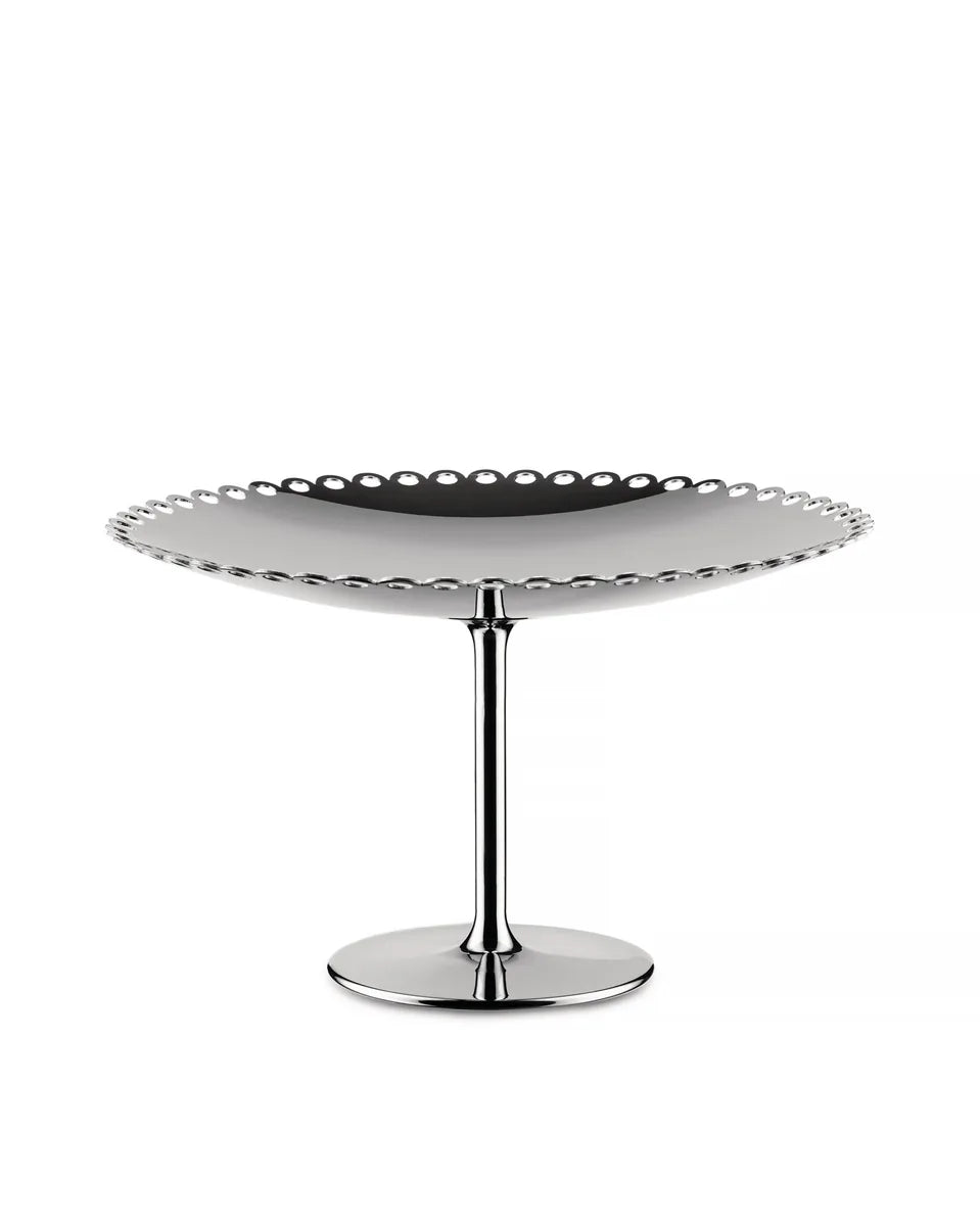 Alessi — Edges ITM06 | Alzata traforata in acciaio inox 18/10 — design italiano Alessi