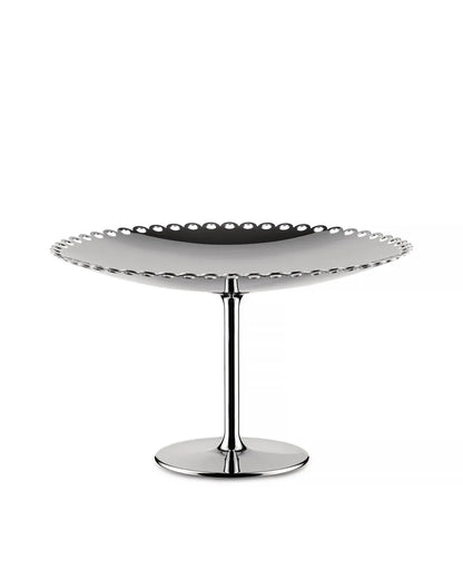 Alessi — Edges ITM06 | Alzata traforata in acciaio inox 18/10 — design italiano Alessi