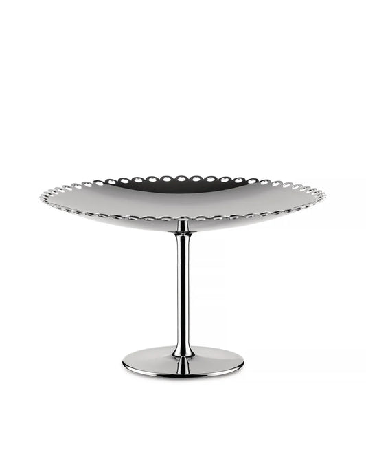 Alessi — Edges ITM06 | Alzata traforata in acciaio inox 18/10 — design italiano Alessi