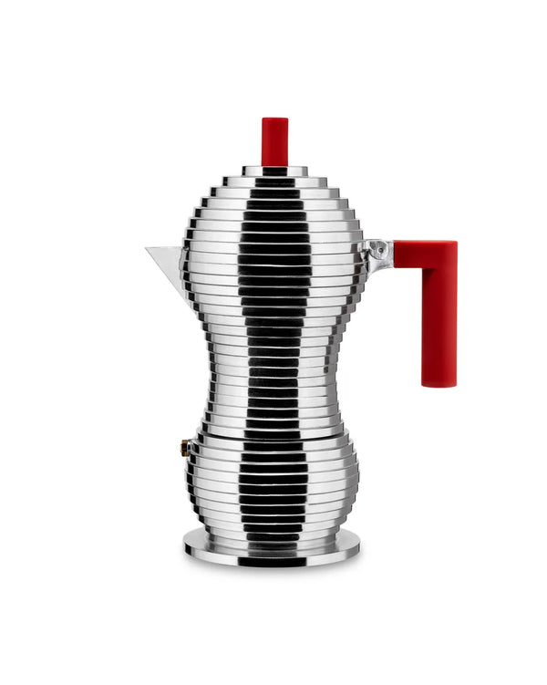 Alessi — Pulcina MDL02 MDL02/6 R | Caffettiera espresso in alluminio r — Alessi