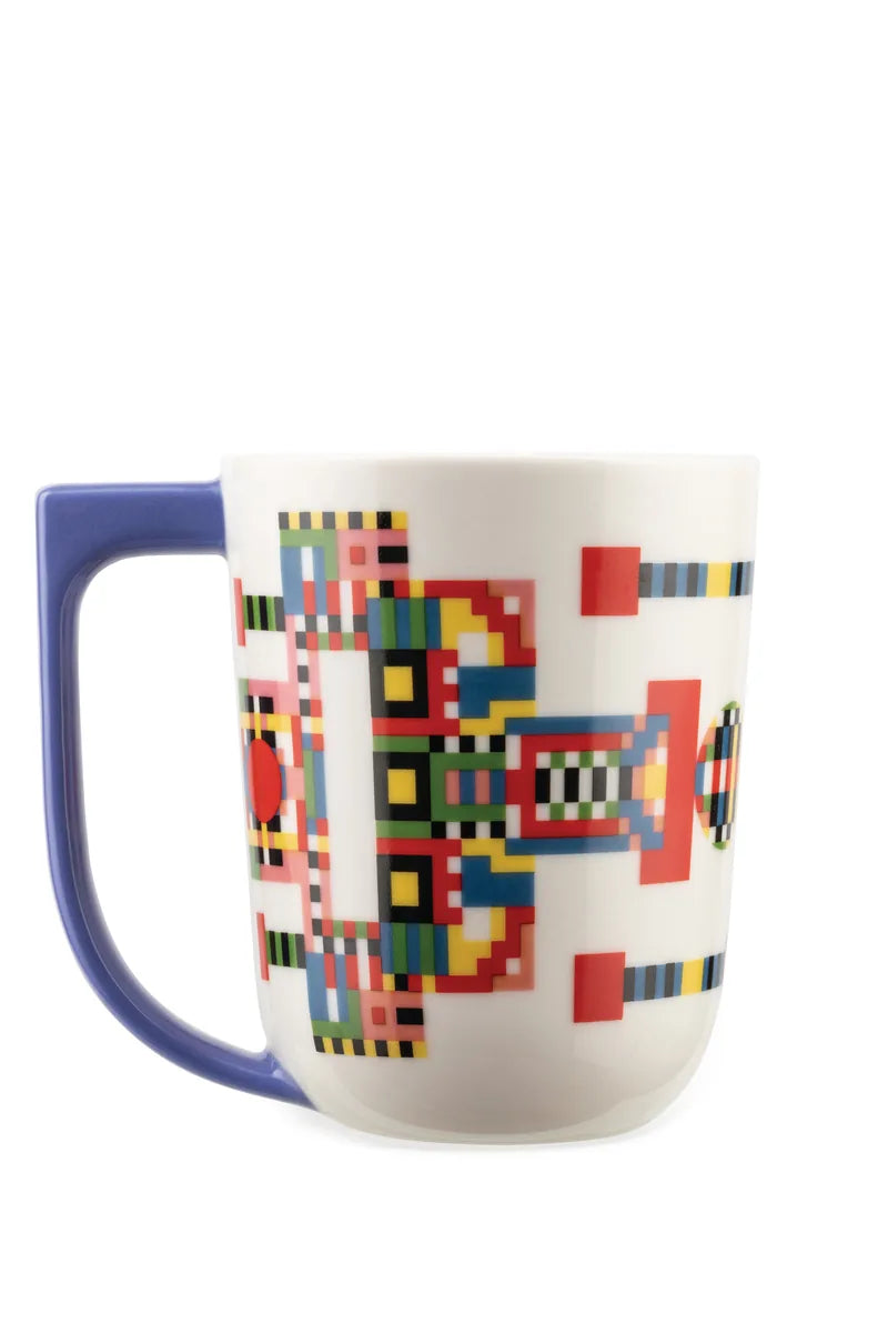 Alessi — Holyhedrics ESA09 2 | Mug in porcellana di Elena Salmistraro — design italiano Alessi