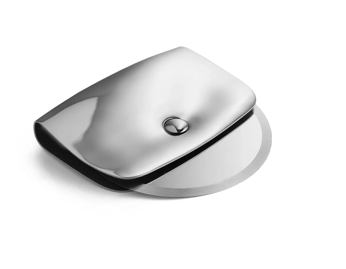 Alessi — Taio VS04 | Rotella tagliapizza in acciaio inox — design italiano Alessi