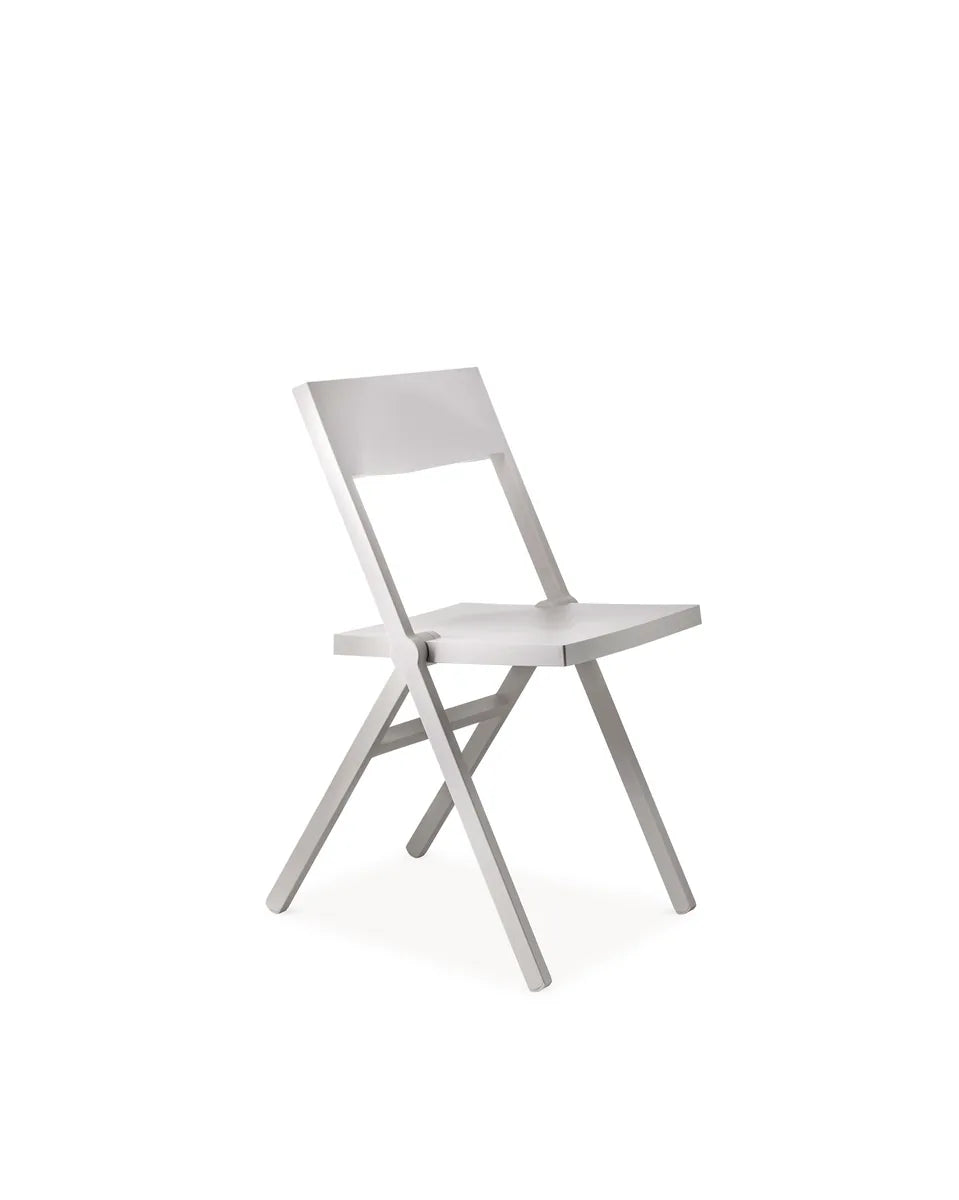 Alessi — Piana ASPN9001 | Sedia pieghevole Chipperfield in PP bianco — design italiano Alessi