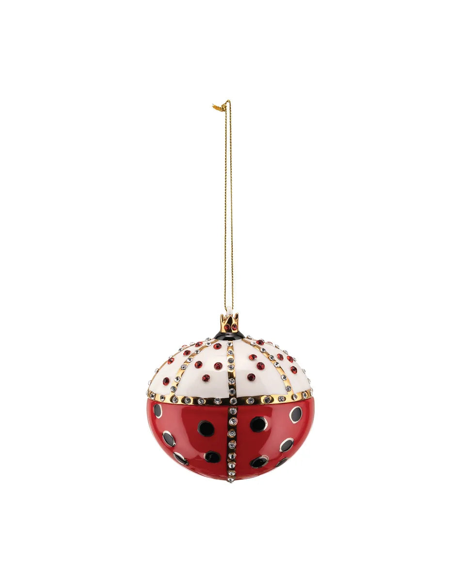 Alessi — Re Coccinello MJ16 8 | Decorazione natalizia in porcellana — design italiano Alessi