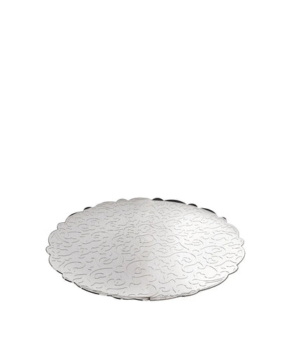 Alessi — Dressed MW07 | Vassoio rotondo in acciaio inox — design italiano Alessi