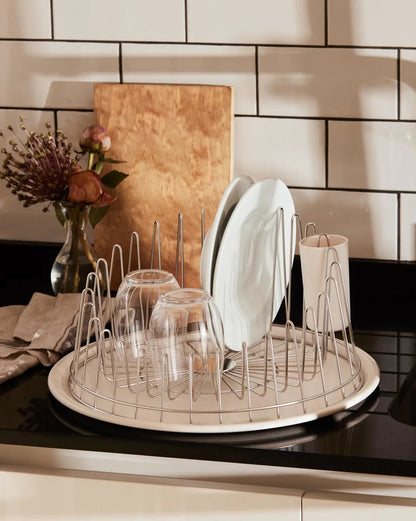 Alessi — A Tempo APD04 | Vassoio in resina bianca Deltour — vista principale