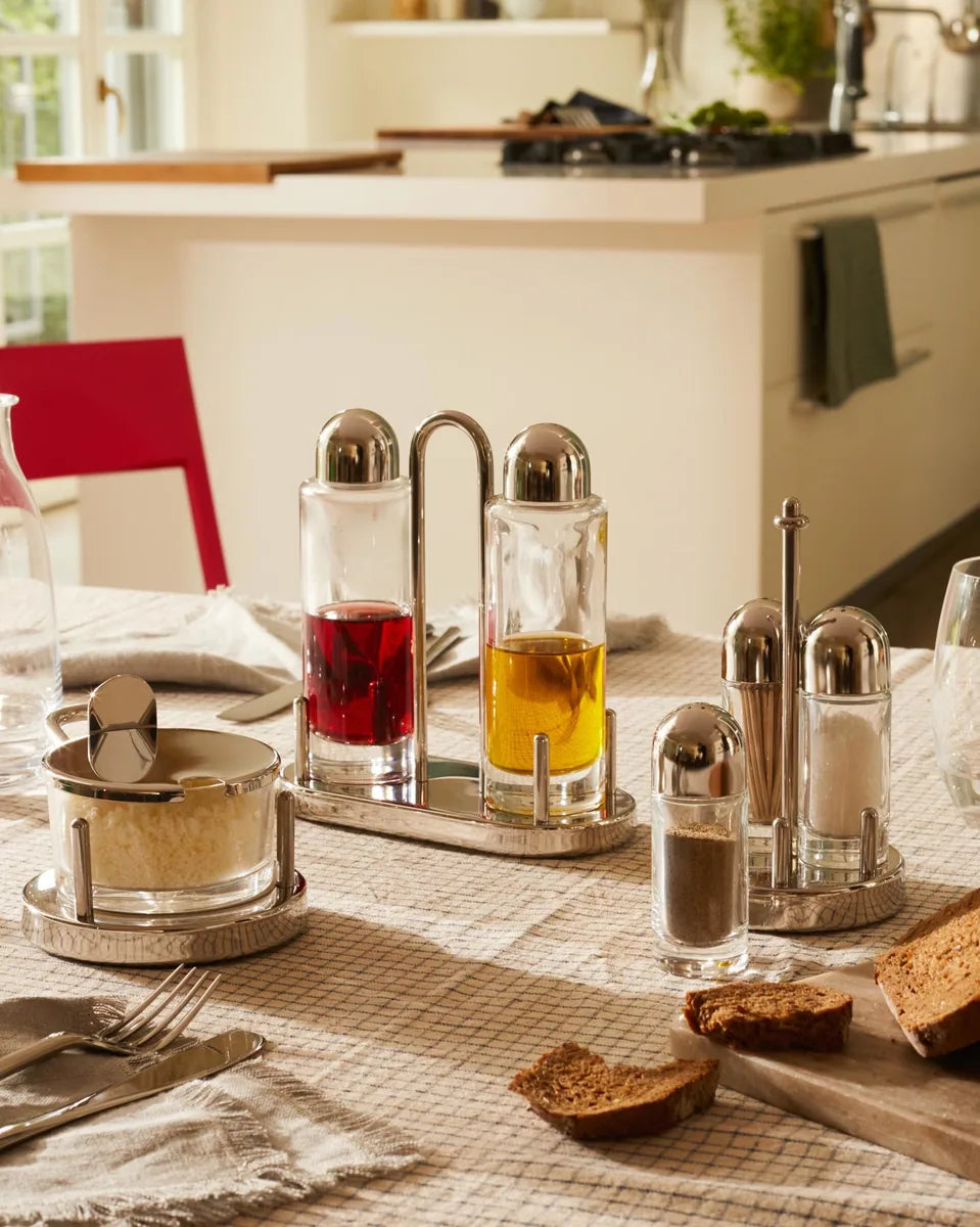 Alessi — 5074/AO | Oliera Sottsass in acciaio e cristallo — vista principale