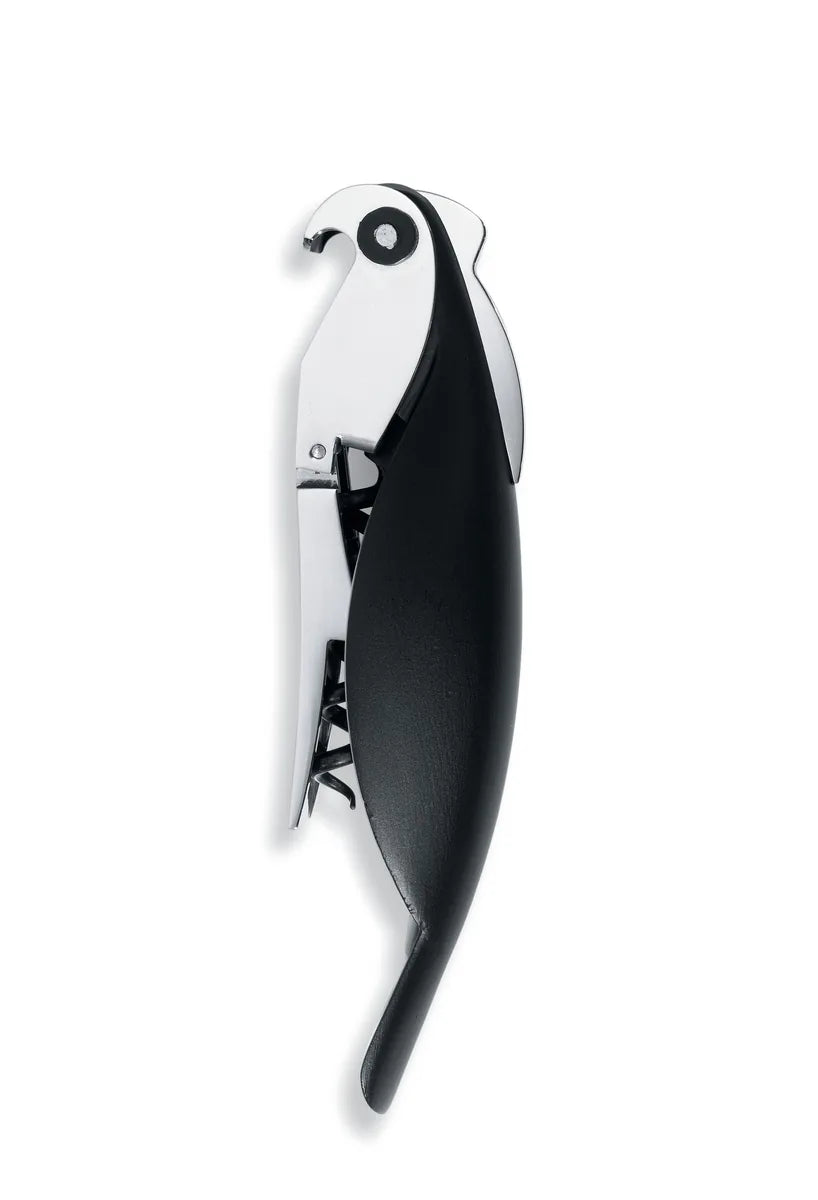 Alessi — Parrot AAM32 B | Cavatappi Sommelier Mendini Nero — vista principale