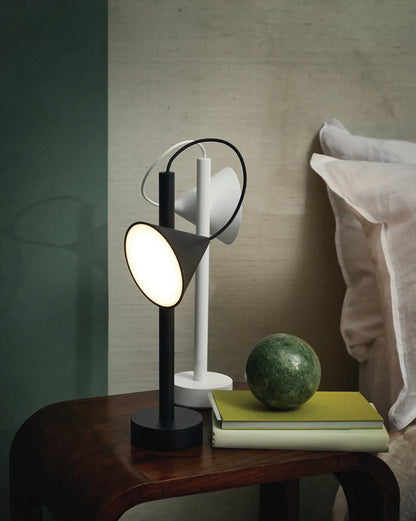 Alessi — Tsumiki ME01 DAZ | Lampada portatile blu in metallo e resina — vista principale