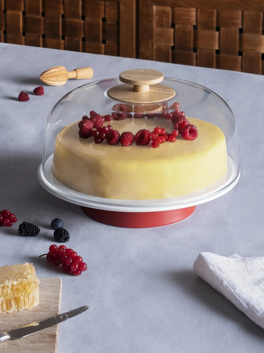 Alessi — Mattina BG06 WG | Alzata in porcellana Warm Grey — vista principale